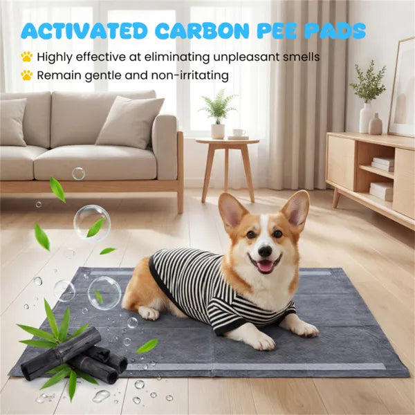 150 Pack Activated Carbon Dog Pee Pads 35.5"x24" Extra Large 6 Layer Odor - Image 5