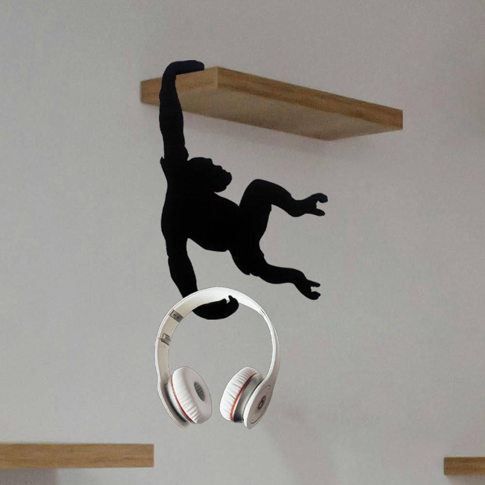Monkey Wall Hook Funny Hanging Orangutan Silhouette Decor Hook Wall Mounted - Image 4