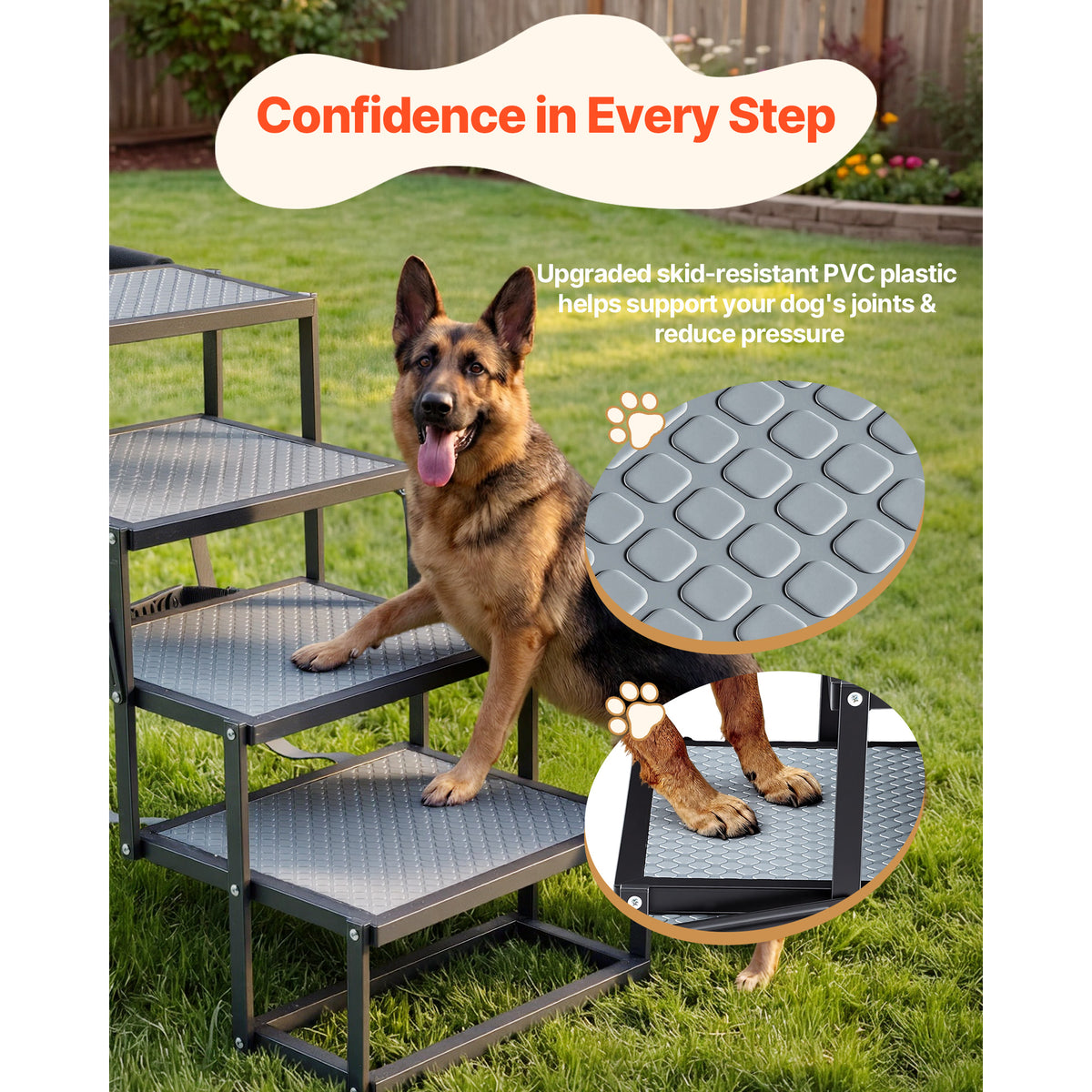 dog stairs for car steps dimensions and features
