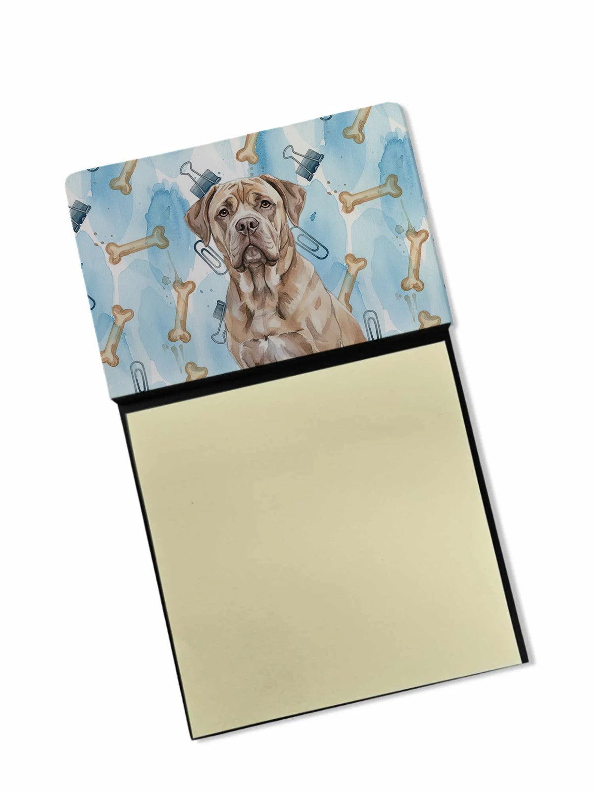 Isabella Dogue De Bordeaux Coworker Watercolor Sticky Note Holder Refillable - Image 2