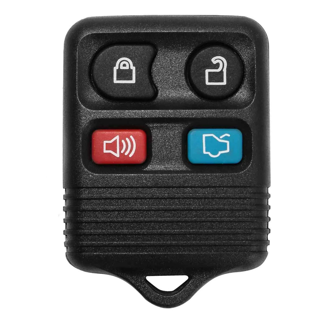 2 Keyless Entry Car Key Remote Key Fob Case Button Pad Replacement for Ford