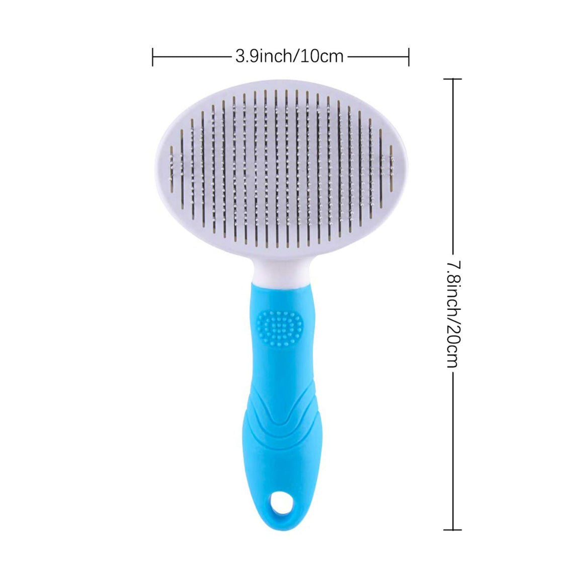 self cleaning slicker brush cat packaging and components