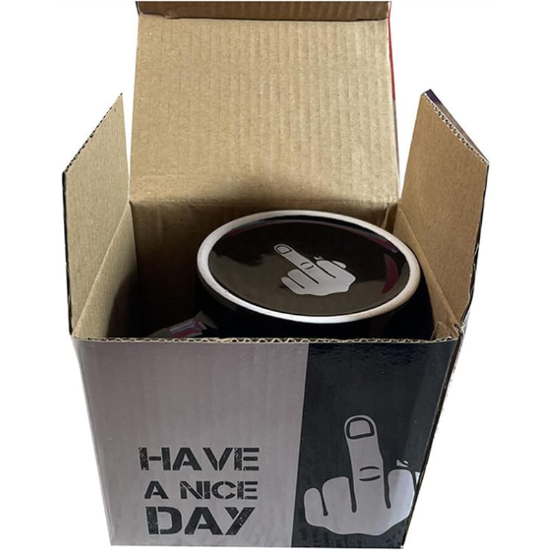 Middle Finger Coffee Cup With 3D Funny Middle Finger Inside Up Yours Mug Gag - Image 4