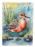 Red Knot Bird House Flag Large Porch Sleeve Pole Decorative Outside Yard Banner