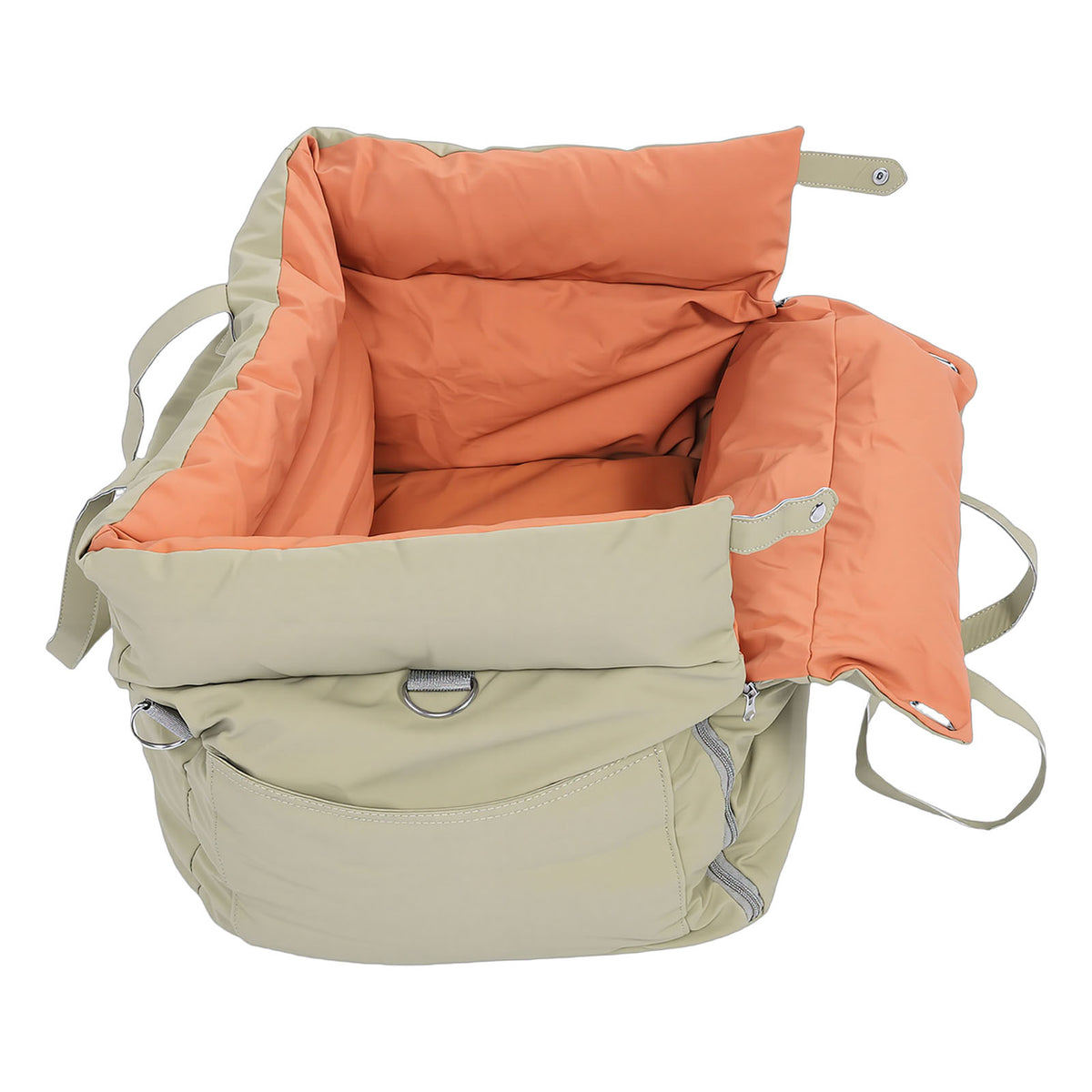 car pet bed portable travel packaging and components