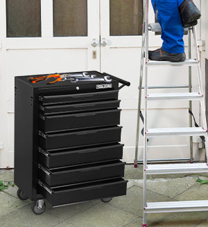 Tool Cabinet Tool Cart 24.2inch With Drawers And Wheels - Image 8