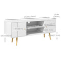 TV Stand Cabinet for TVs up to 55 Inches Entertainment Unit with Storage