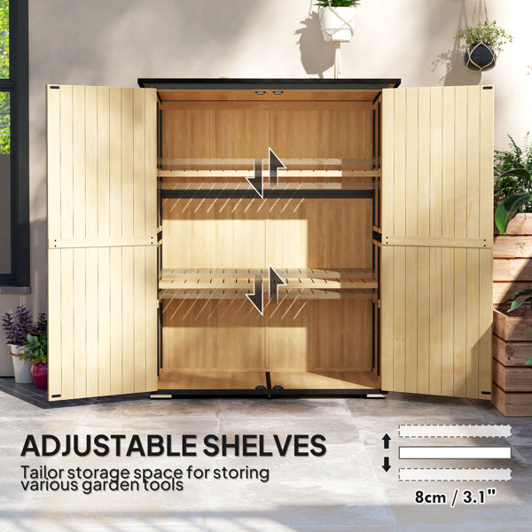Outdoor Garden Storage Shed Tool House - Image 4